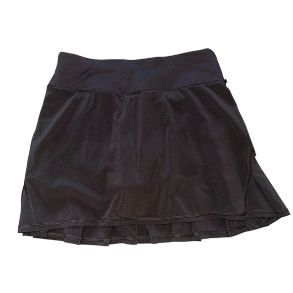 Lululemon Run: Pace Setter Skirt Black Sz 2 Original $58 Excellent Comdition - Picture 7 of 11